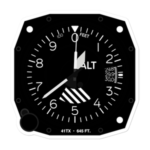 Henington Airport (41TX) Altimeter Stickers
