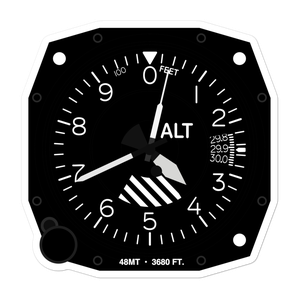 The Landing Zone Heliport (48MT) Altimeter Stickers