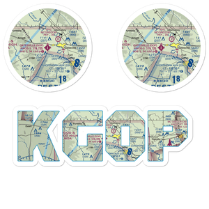 Gatesville Municipal Airport (GOP) VFR Sectional Sticker Pack