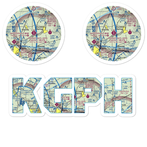 Midwest National Air Center Airport (GPH) VFR Sectional Sticker Pack