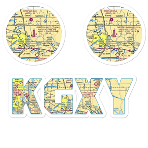 Greeley–Weld County Airport (GXY) VFR Sectional Sticker Pack