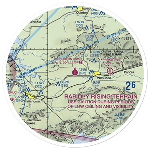 Wilburton Municipal Airport (H05) VFR Sectional Sticker (30 mile)
