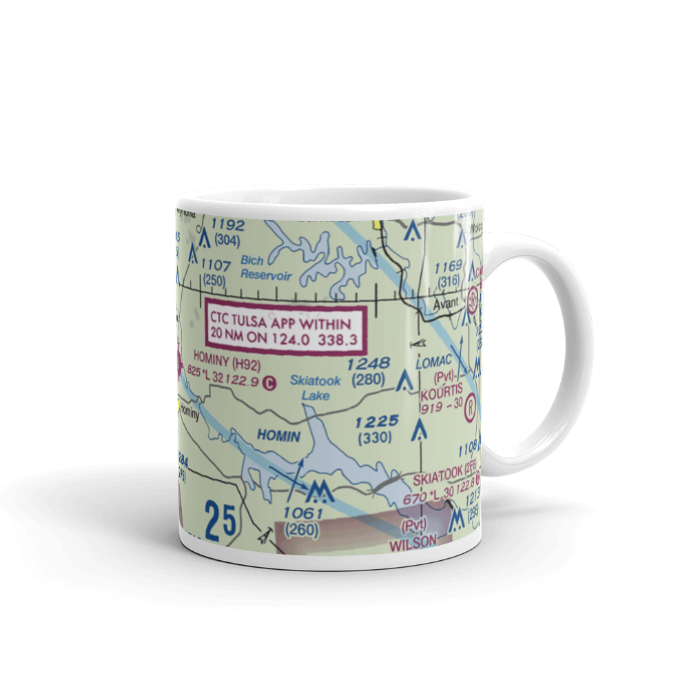 Hominy Municipal Airport (H92) VFR Sectional  Mug 