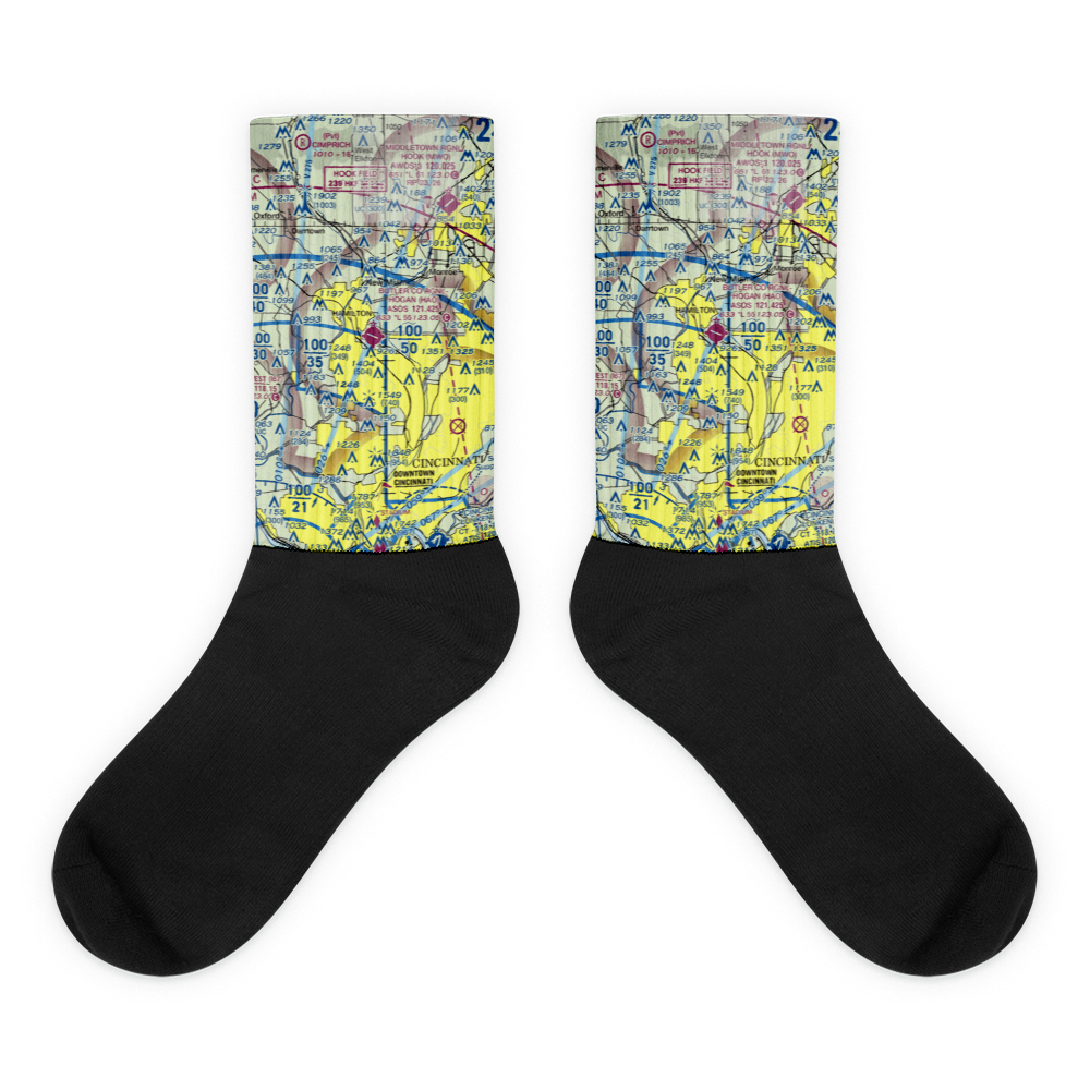 Butler Co Regional Airport - Hogan Field (HAO) VFR Sectional Socks 