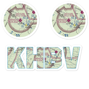 Jim Hogg County Airport (HBV) VFR Sectional Sticker Pack