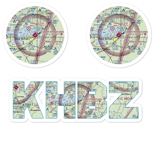 Heber Springs Municipal Airport (HBZ) VFR Sectional Sticker Pack