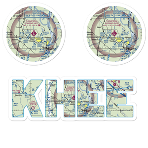 Thompson-Robbins Airport (HEE) VFR Sectional Sticker Pack