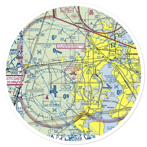 Herlong Airport (HEG) VFR Sectional Sticker (30 mile)