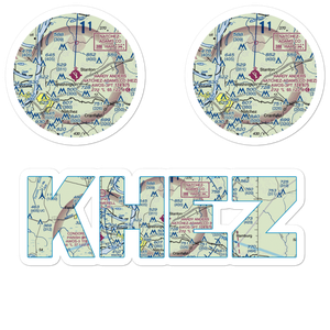Hardy-Anders Field / Natchez-Adams County Airport (HEZ) VFR Sectional Sticker Pack