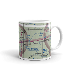 Hebron Municipal Airport (HJH) VFR Sectional  Mug