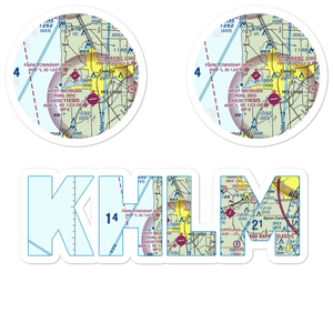 Park Township Airport (HLM) VFR Sectional Sticker Pack