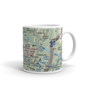 Bedford County Airport (HMZ) VFR Sectional  Mug