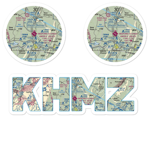 Bedford County Airport (HMZ) VFR Sectional Sticker Pack