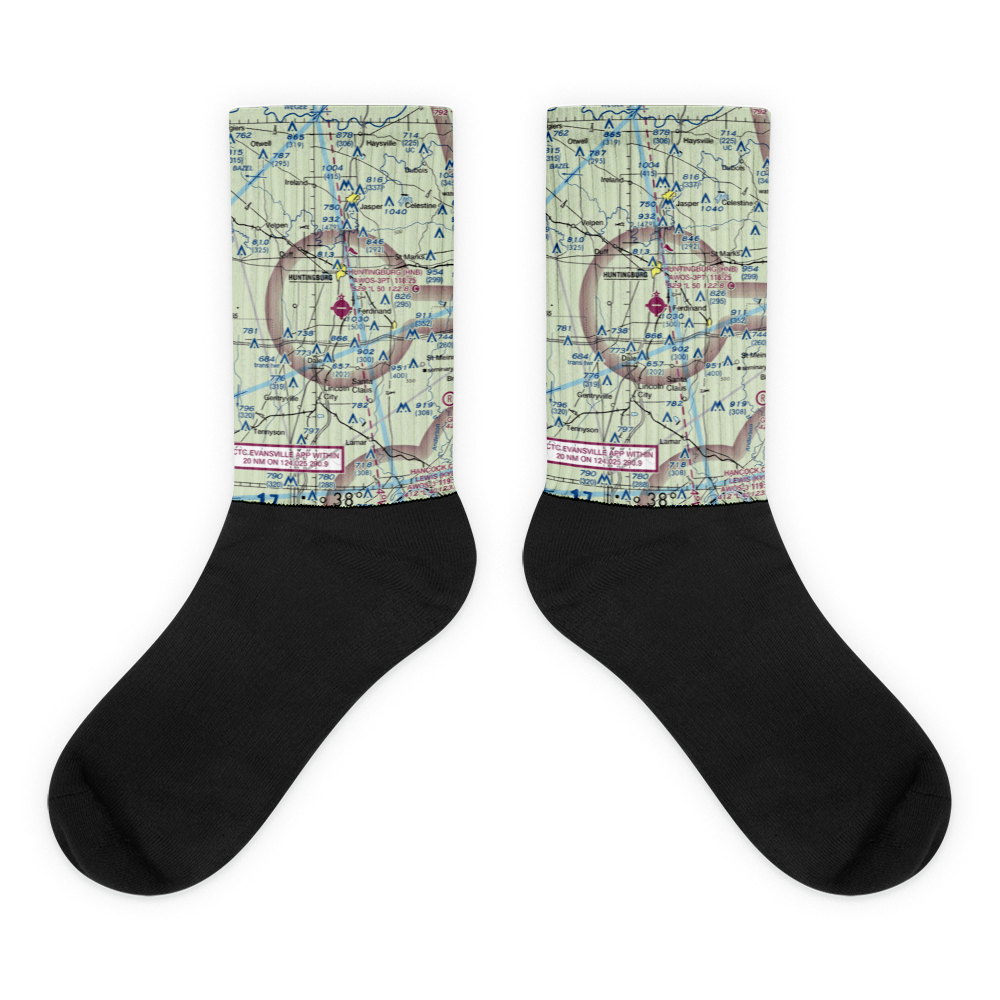 Huntingburg Airport (HNB) VFR Sectional Socks 