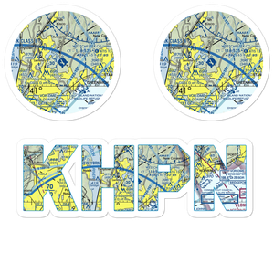 Westchester County Airport (HPN) VFR Sectional Sticker Pack
