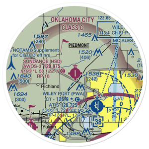 Sundance Airpark (HSD) VFR Sectional Sticker (20 mile)