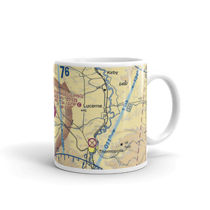 Hot Springs County Airport (HSG) VFR Sectional  Mug