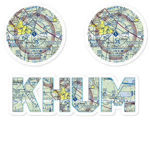 Houma Terrebonne Airport (HUM) VFR Sectional Sticker Pack