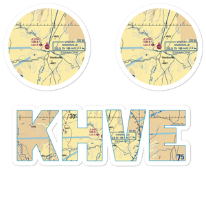 Hanksville Airport (HVE) VFR Sectional Sticker Pack