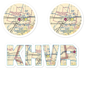 Havre City County Airport (HVR) VFR Sectional Sticker Pack