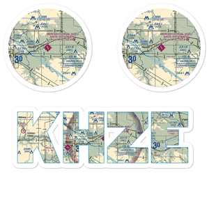 Mercer County Regional Airport (HZE) VFR Sectional Sticker Pack