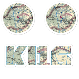 Kee Field (I16) VFR Sectional Sticker Pack