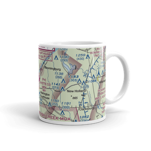 Fayette County Airport (I23) VFR Sectional  Mug
