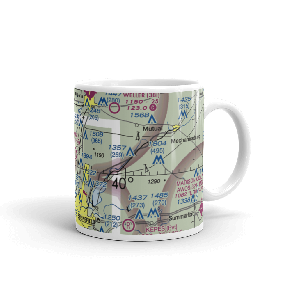 Mad River Airpark (I54) VFR Sectional  Mug 