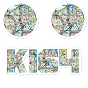 Wakeman Airport (I64) VFR Sectional Sticker Pack