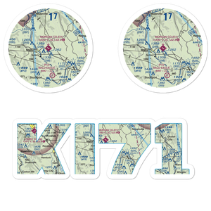 Morgan County Airport (I71) VFR Sectional Sticker Pack