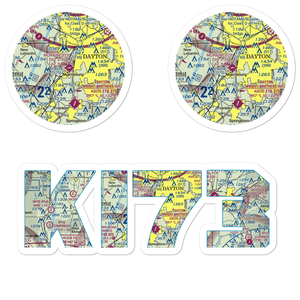 Moraine Air Park (I73) VFR Sectional Sticker Pack