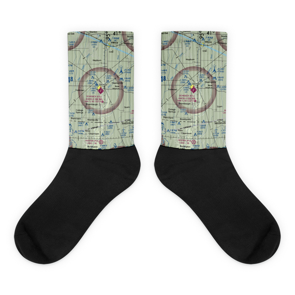 Schenck Field (ICL) VFR Sectional Socks 