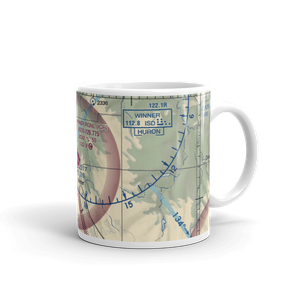 Winner Regional Airport (ICR) VFR Sectional  Mug