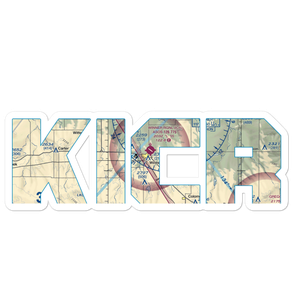 Winner Regional Airport (ICR) VFR Sectional Sticker