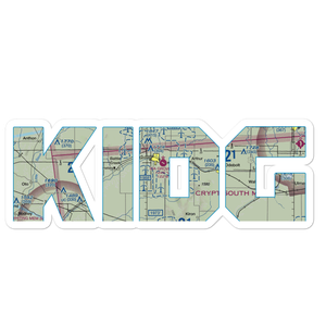 Ida Grove Municipal Airport (IDG) VFR Sectional Sticker