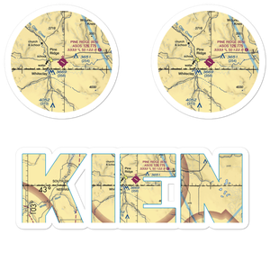 Pine Ridge Airport (IEN) VFR Sectional Sticker Pack