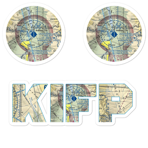 Laughlin Bullhead International Airport (IFP) VFR Sectional Sticker Pack