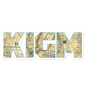 Kingman Airport (IGM) VFR Sectional Sticker
