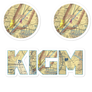 Kingman Airport (IGM) VFR Sectional Sticker Pack