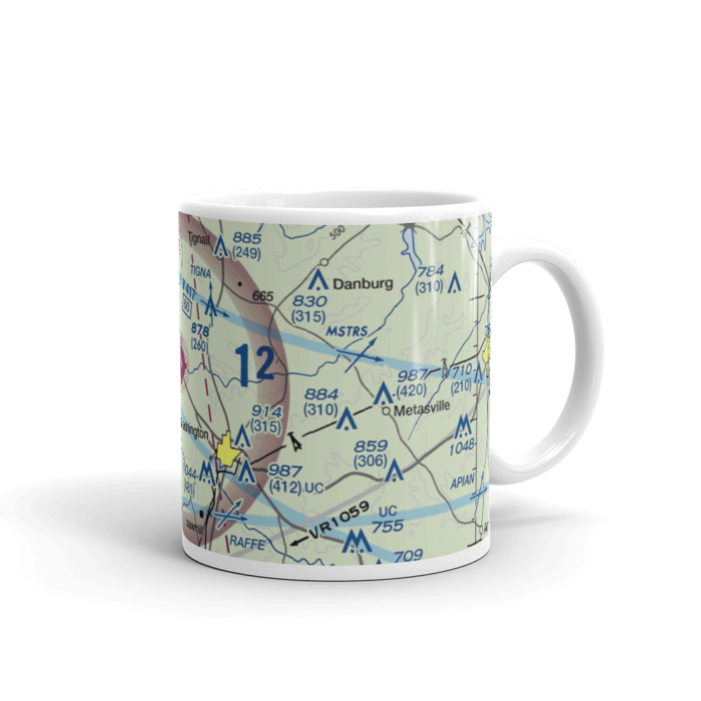 Washington Wilkes County Airport (IIY) VFR Sectional  Mug 