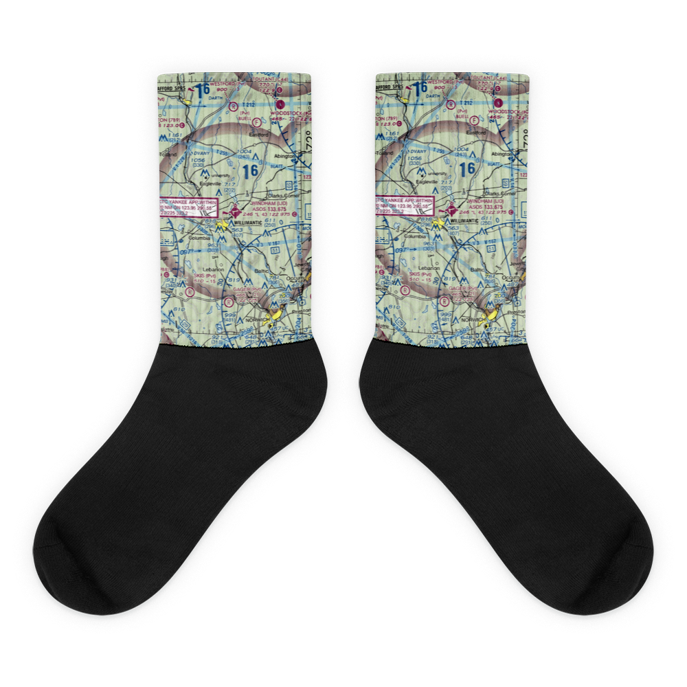 Windham Airport (IJD) VFR Sectional Socks 