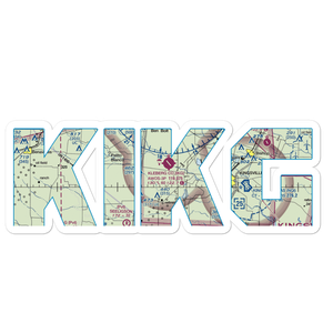 Kleberg County Airport (IKG) VFR Sectional Sticker