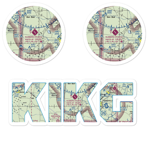 Kleberg County Airport (IKG) VFR Sectional Sticker Pack