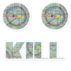 Willmar Municipal John L Rice Field (ILL) VFR Sectional Sticker Pack