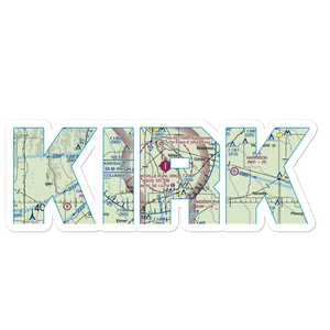 Kirksville Regional Airport (IRK) VFR Sectional Sticker