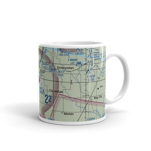 Sibley Municipal Airport (ISB) VFR Sectional  Mug