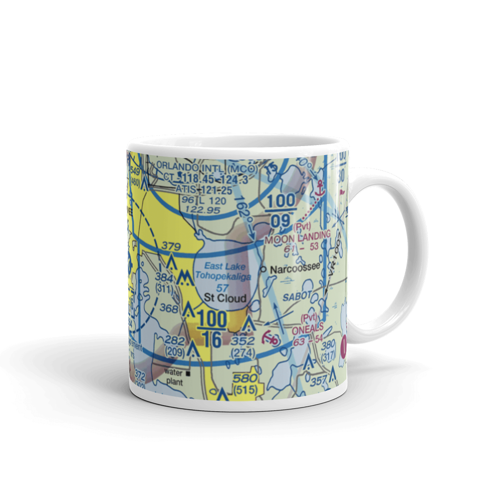 Kissimmee Gateway Airport (ISM) VFR Sectional  Mug 