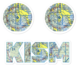 Kissimmee Gateway Airport (ISM) VFR Sectional Sticker Pack