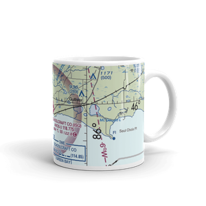 Schoolcraft County Airport (ISQ) VFR Sectional  Mug