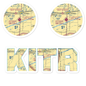 Kit Carson County Airport (ITR) VFR Sectional Sticker Pack